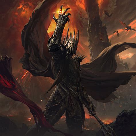 Sauron creates the witch king of angmar